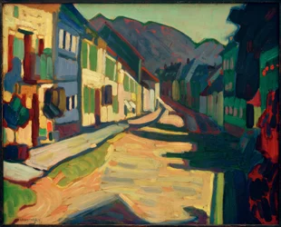 Murnau – Upper Market with Mountains